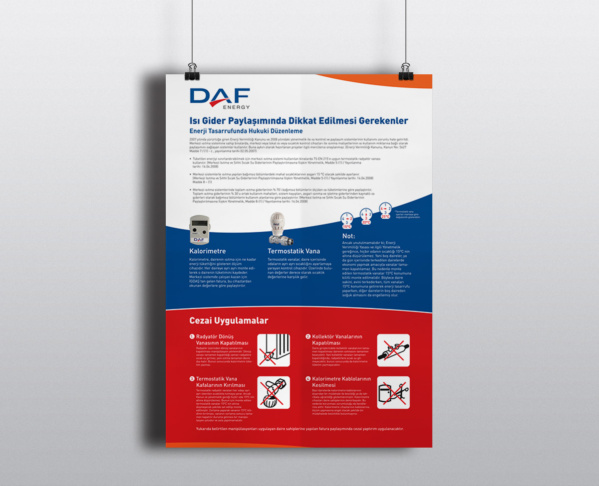 Daf Enerji Poster Tasarımı