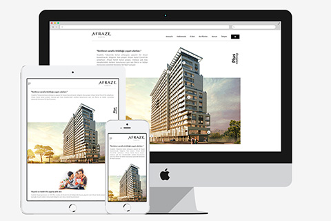 Afraze Kartal Konut Projesi Web Sitesi Tasarımı