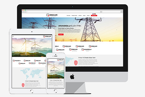 Oskar Holding Web Sitesi Tasarımı