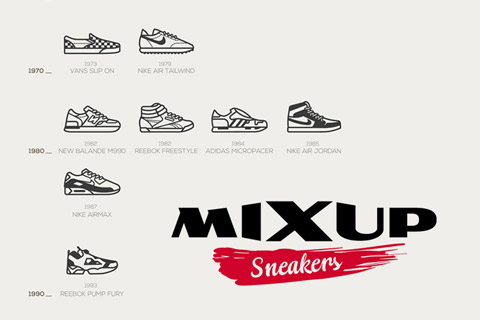 Mixup Sneakers Textile Sektörü Logo ve Kurumsal Kimlik Tasarımı