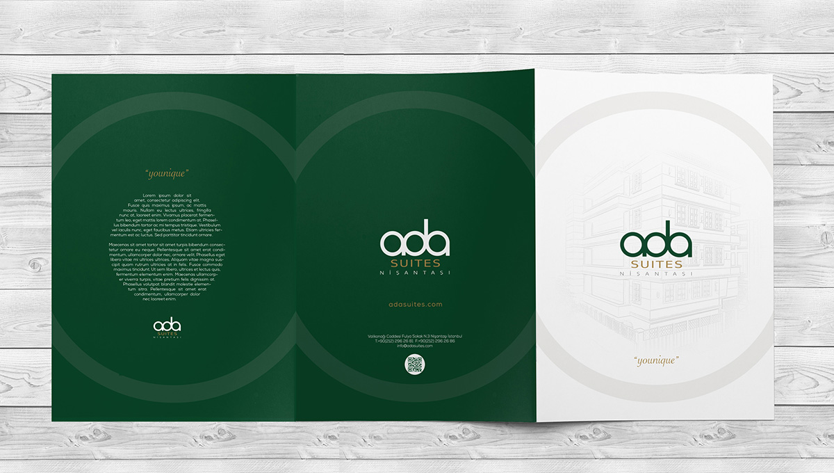 Ada Suites Hotel Corporate Identity Design Pcs. / Pocket Folder