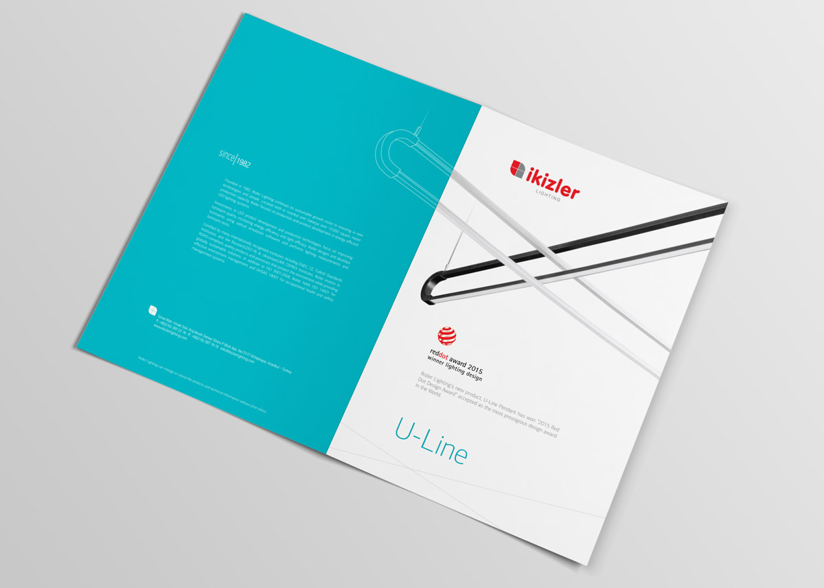 Lighting Project Corporate Identity Design Broşür